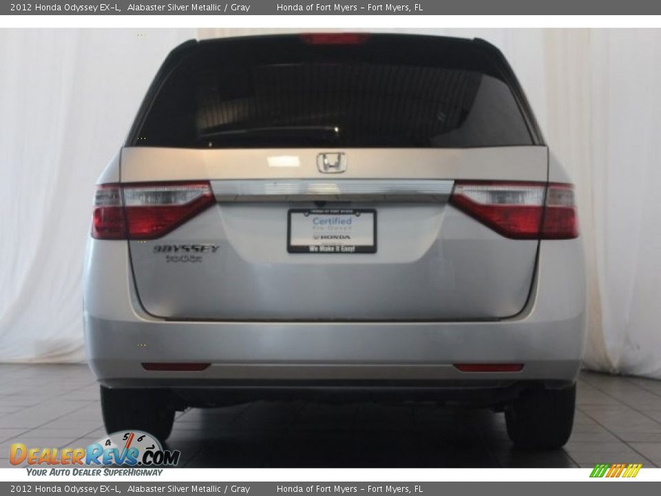 2012 Honda Odyssey EX-L Alabaster Silver Metallic / Gray Photo #6