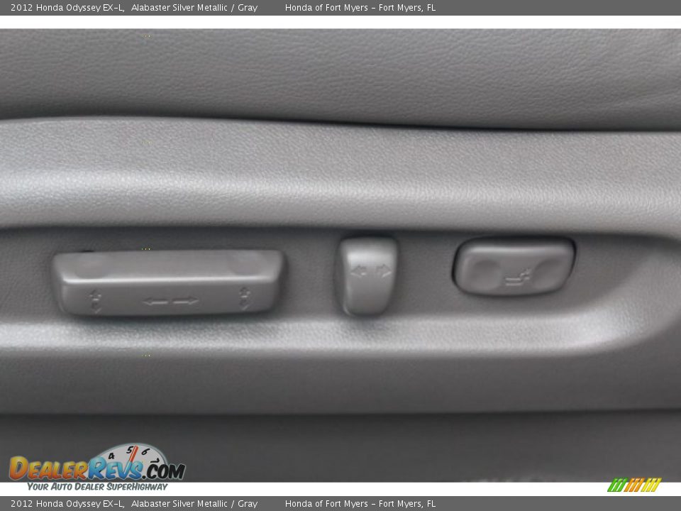 2012 Honda Odyssey EX-L Alabaster Silver Metallic / Gray Photo #10