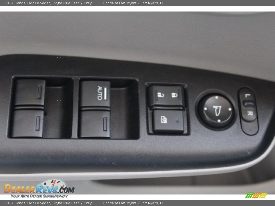 2014 Honda Civic LX Sedan Dyno Blue Pearl / Gray Photo #8