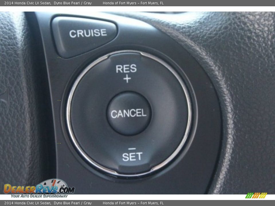 2014 Honda Civic LX Sedan Dyno Blue Pearl / Gray Photo #14