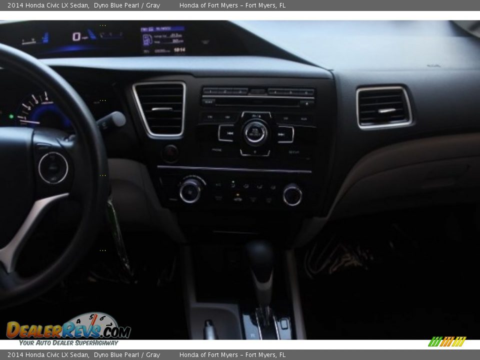2014 Honda Civic LX Sedan Dyno Blue Pearl / Gray Photo #16