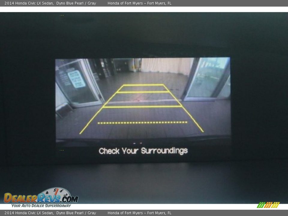 2014 Honda Civic LX Sedan Dyno Blue Pearl / Gray Photo #17