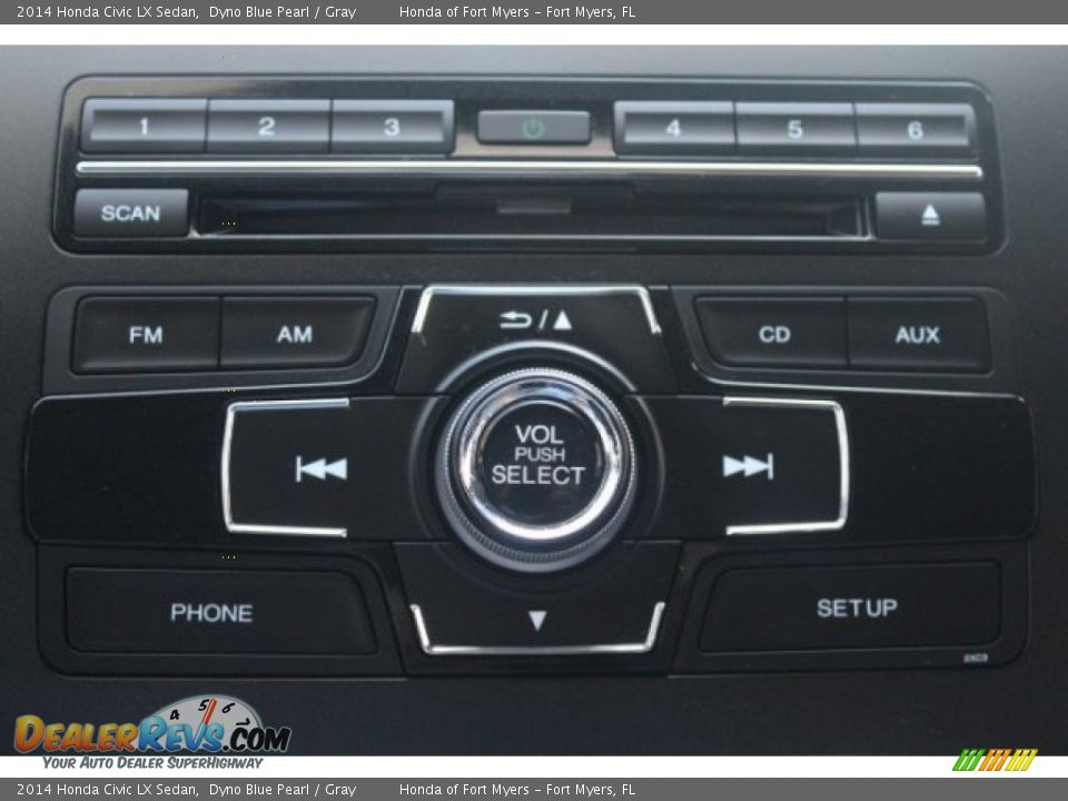 2014 Honda Civic LX Sedan Dyno Blue Pearl / Gray Photo #18