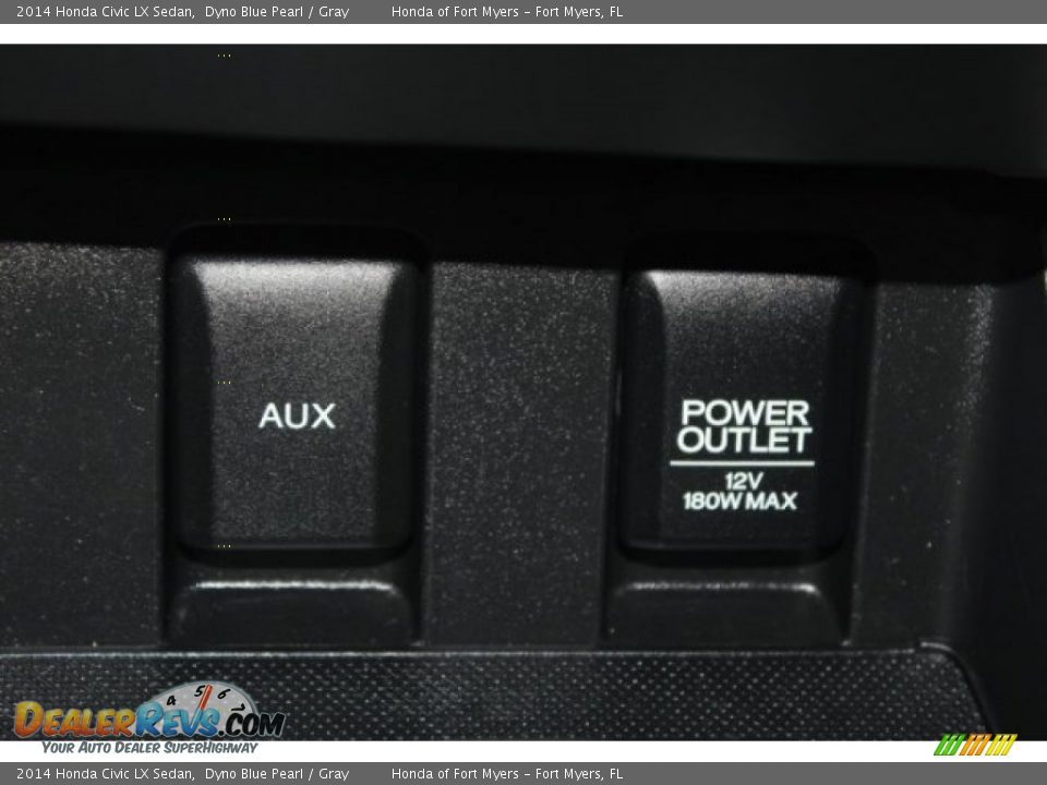 2014 Honda Civic LX Sedan Dyno Blue Pearl / Gray Photo #20