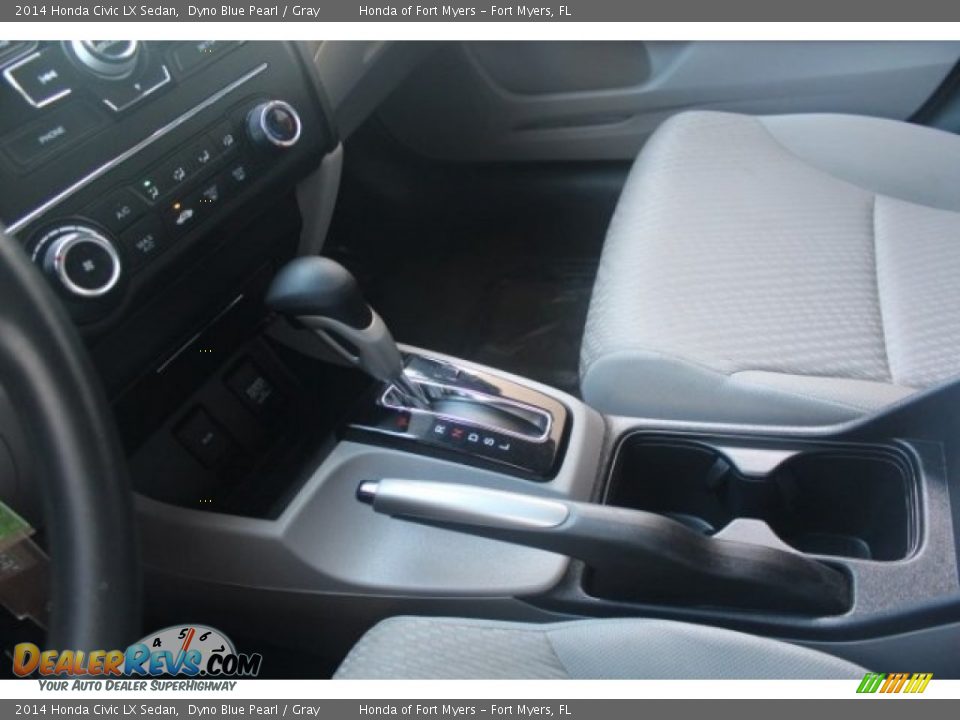 2014 Honda Civic LX Sedan Dyno Blue Pearl / Gray Photo #21