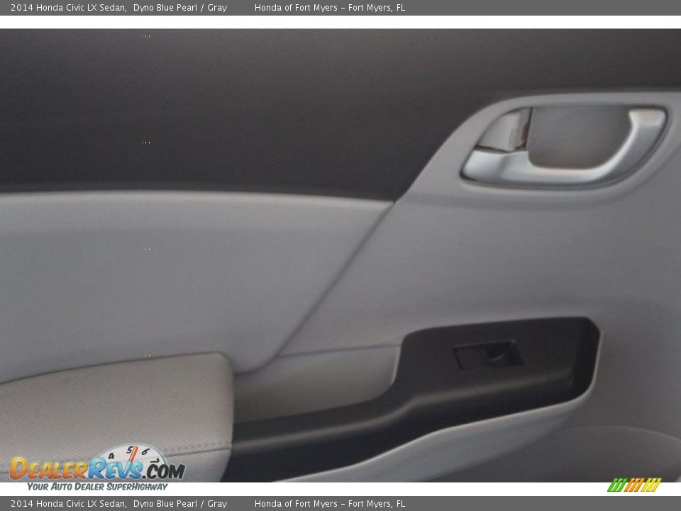 2014 Honda Civic LX Sedan Dyno Blue Pearl / Gray Photo #24