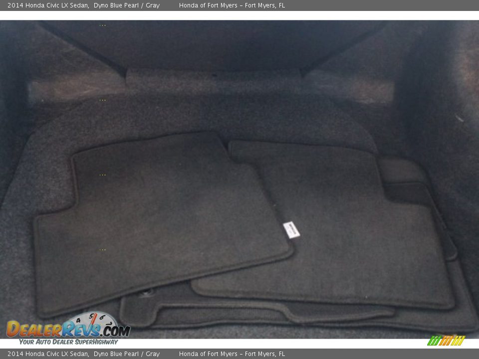 2014 Honda Civic LX Sedan Dyno Blue Pearl / Gray Photo #26