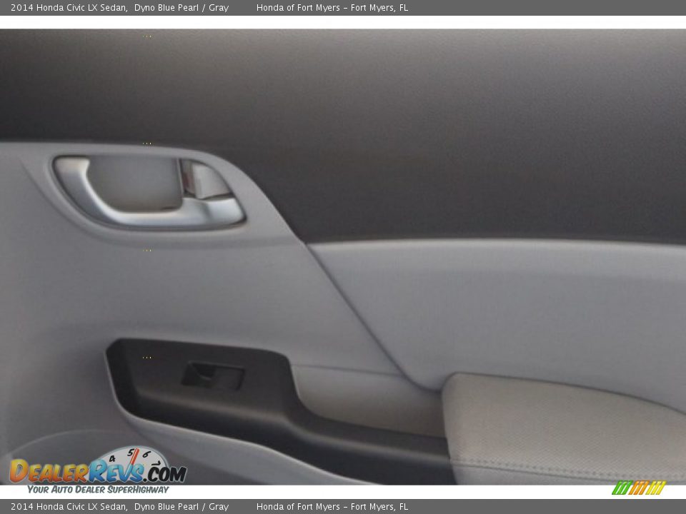 2014 Honda Civic LX Sedan Dyno Blue Pearl / Gray Photo #27