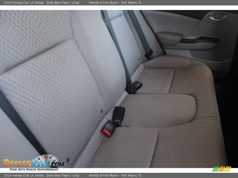 2014 Honda Civic LX Sedan Dyno Blue Pearl / Gray Photo #28