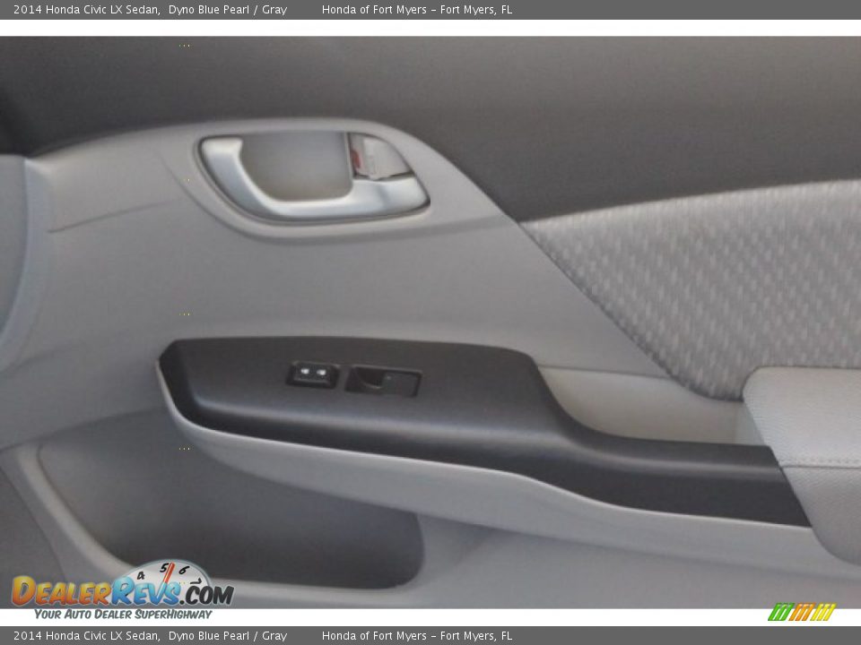 2014 Honda Civic LX Sedan Dyno Blue Pearl / Gray Photo #29