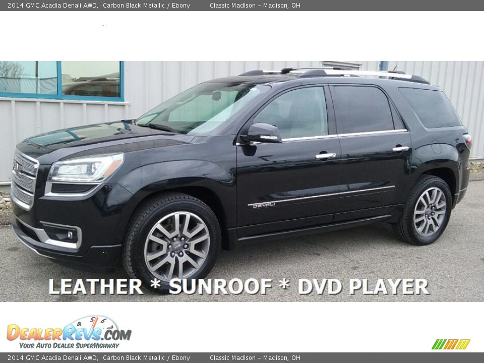 2014 GMC Acadia Denali AWD Carbon Black Metallic / Ebony Photo #1