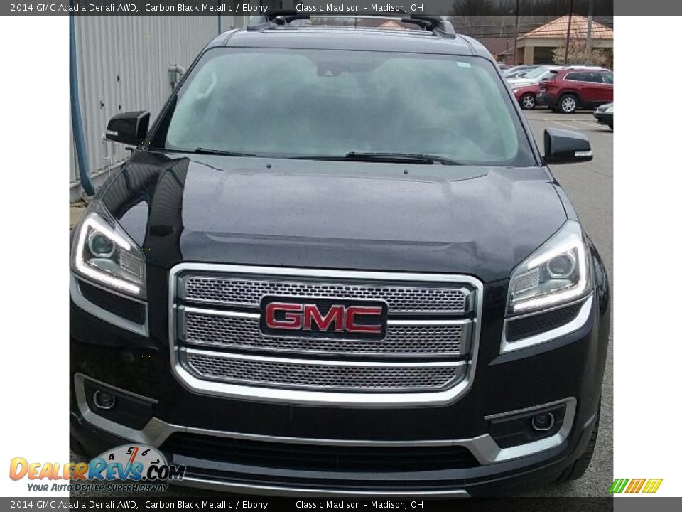 2014 GMC Acadia Denali AWD Carbon Black Metallic / Ebony Photo #2