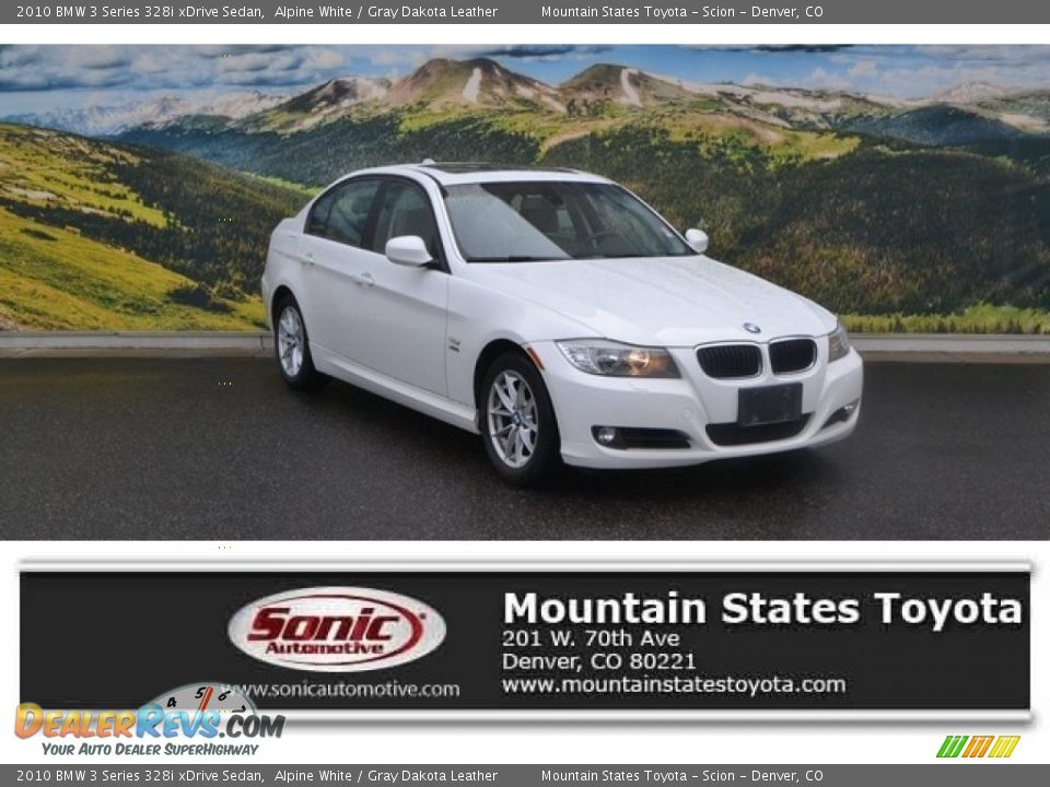 2010 BMW 3 Series 328i xDrive Sedan Alpine White / Gray Dakota Leather Photo #1