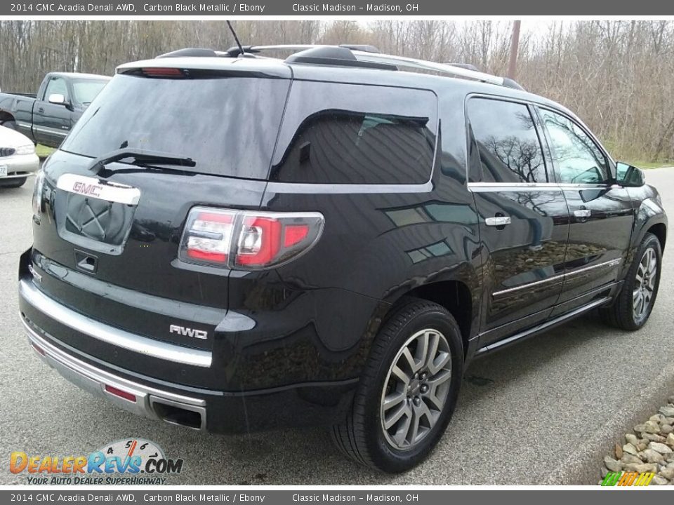 2014 GMC Acadia Denali AWD Carbon Black Metallic / Ebony Photo #3