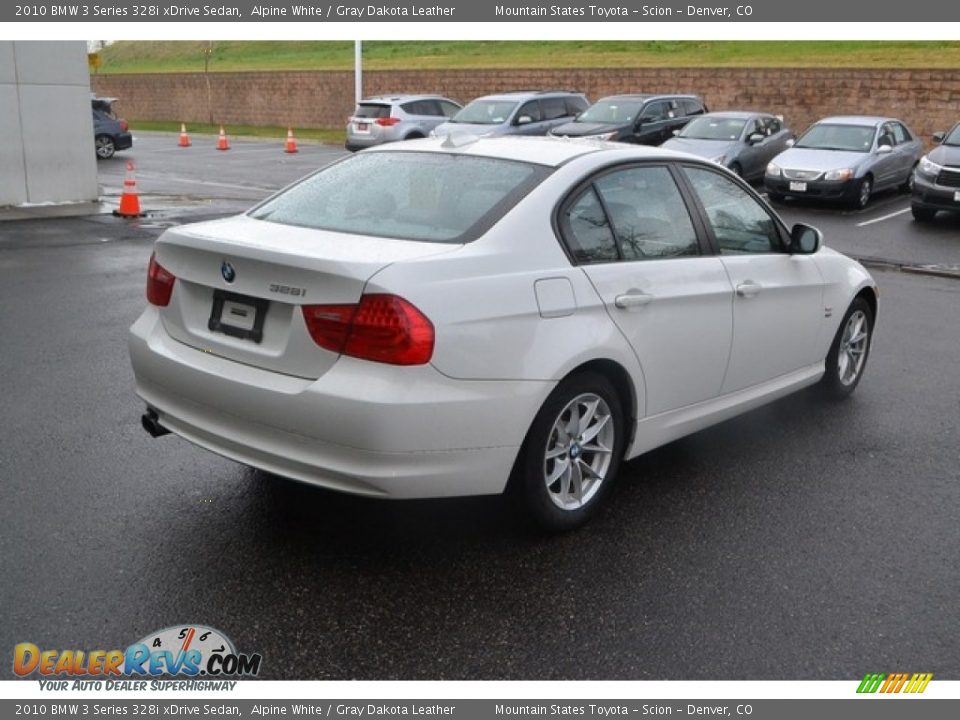 2010 BMW 3 Series 328i xDrive Sedan Alpine White / Gray Dakota Leather Photo #2