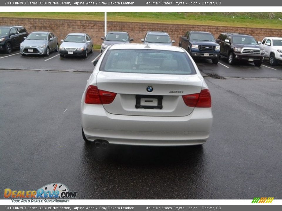 2010 BMW 3 Series 328i xDrive Sedan Alpine White / Gray Dakota Leather Photo #3