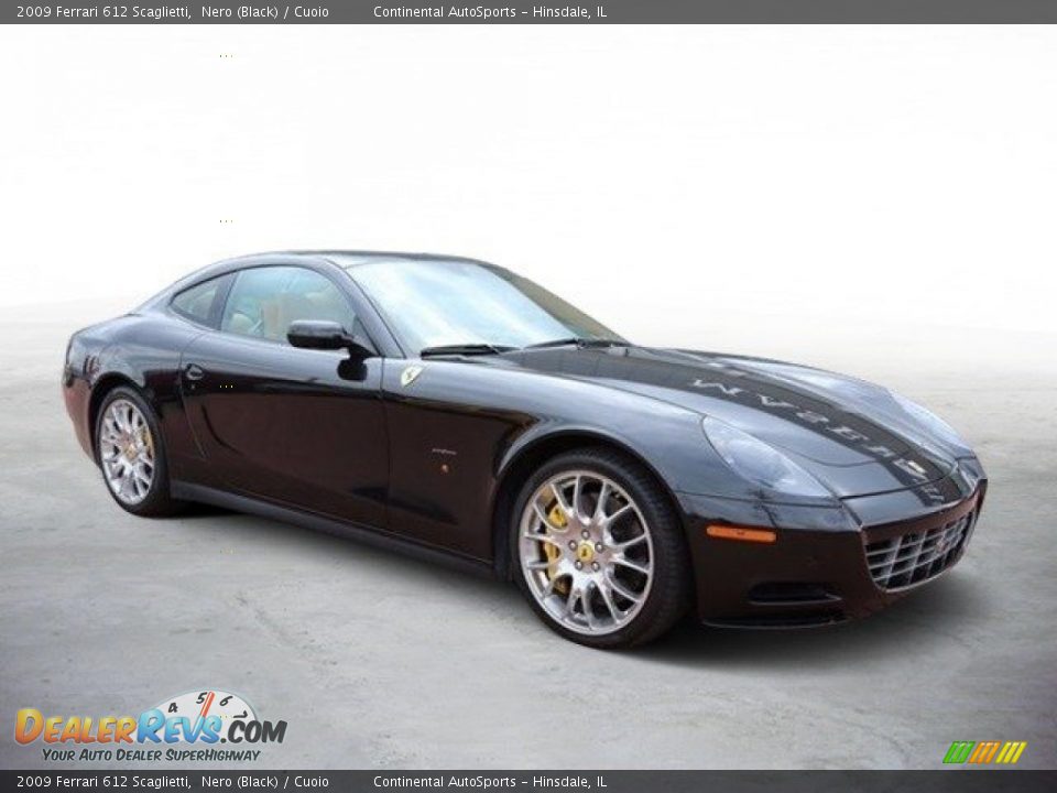 2009 Ferrari 612 Scaglietti Nero (Black) / Cuoio Photo #2