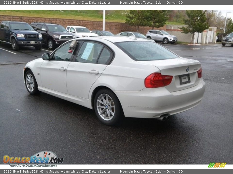 2010 BMW 3 Series 328i xDrive Sedan Alpine White / Gray Dakota Leather Photo #4