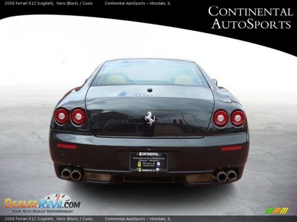 2009 Ferrari 612 Scaglietti Nero (Black) / Cuoio Photo #5