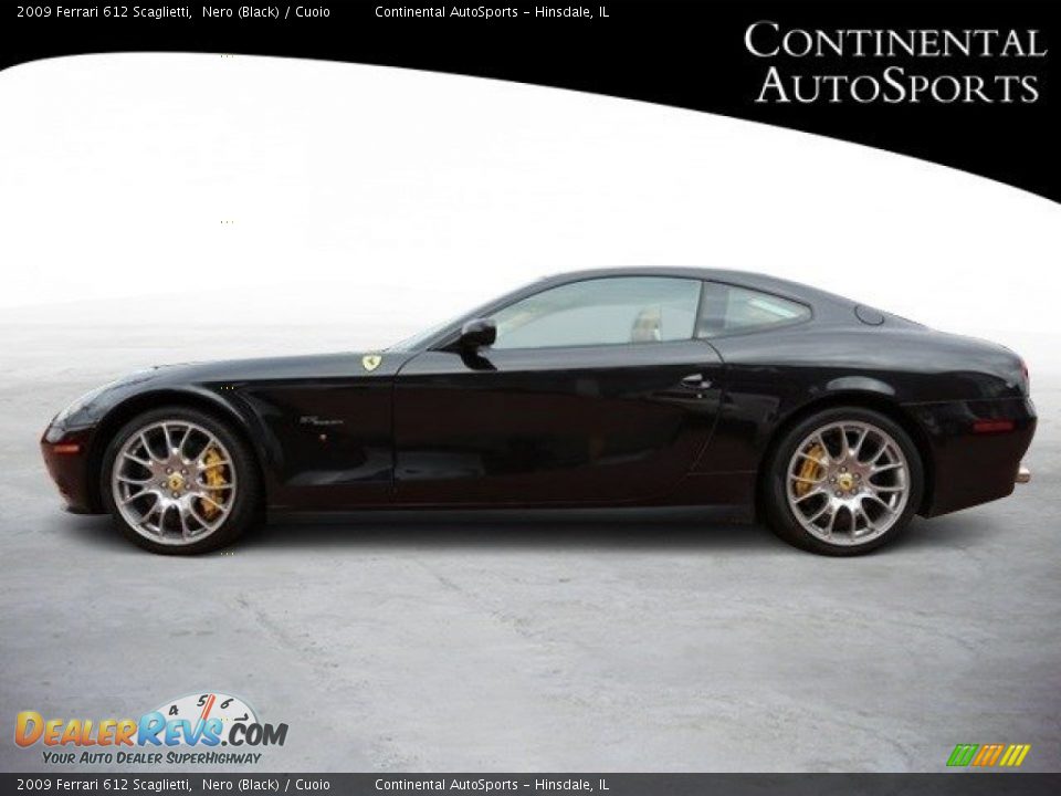 2009 Ferrari 612 Scaglietti Nero (Black) / Cuoio Photo #7