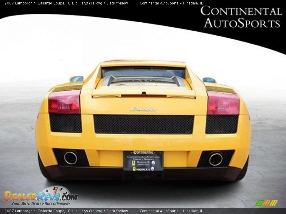 2007 Lamborghini Gallardo Coupe Giallo Halys (Yellow) / Black/Yellow Photo #5