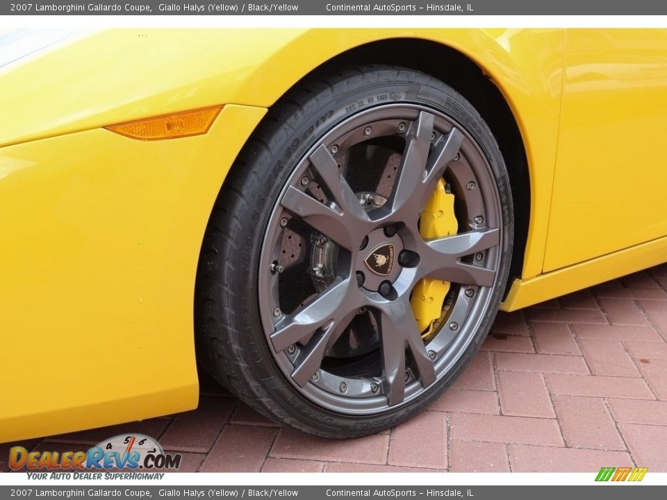 2007 Lamborghini Gallardo Coupe Giallo Halys (Yellow) / Black/Yellow Photo #10