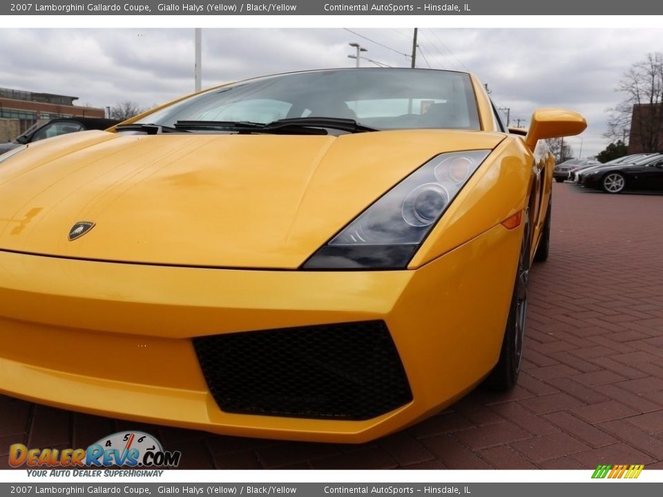 2007 Lamborghini Gallardo Coupe Giallo Halys (Yellow) / Black/Yellow Photo #11