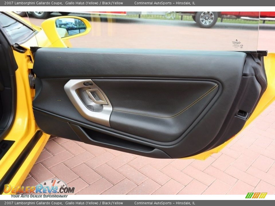2007 Lamborghini Gallardo Coupe Giallo Halys (Yellow) / Black/Yellow Photo #15
