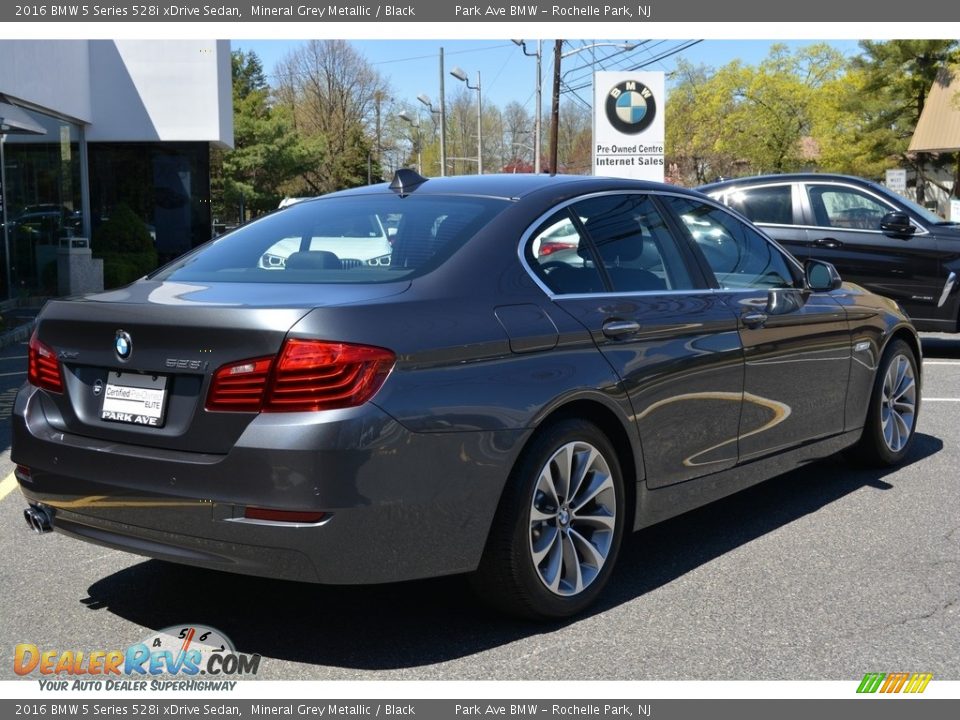 2016 BMW 5 Series 528i xDrive Sedan Mineral Grey Metallic / Black Photo #3