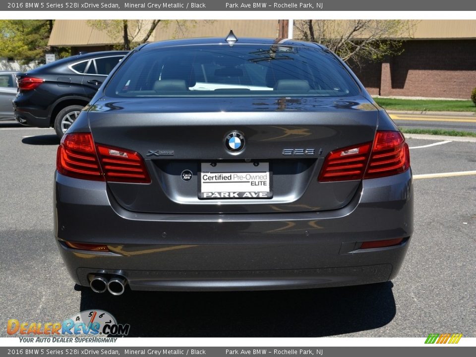 2016 BMW 5 Series 528i xDrive Sedan Mineral Grey Metallic / Black Photo #4