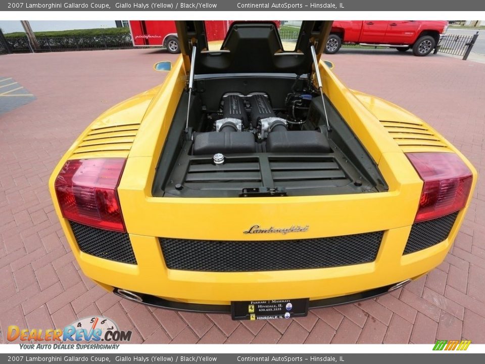 2007 Lamborghini Gallardo Coupe Giallo Halys (Yellow) / Black/Yellow Photo #29