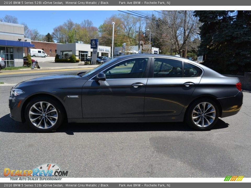 2016 BMW 5 Series 528i xDrive Sedan Mineral Grey Metallic / Black Photo #5