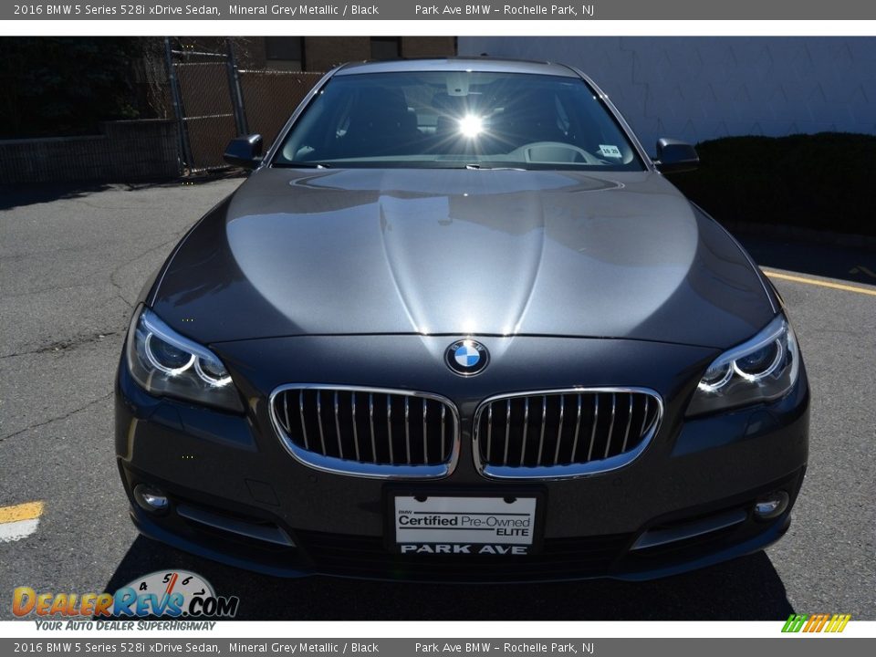 2016 BMW 5 Series 528i xDrive Sedan Mineral Grey Metallic / Black Photo #7