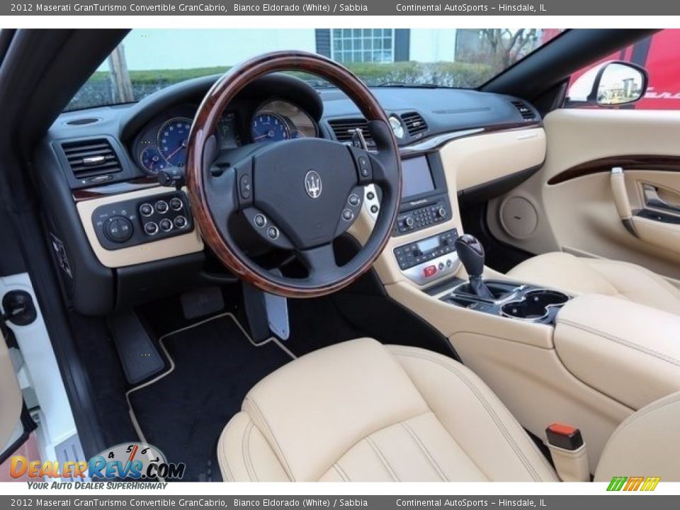 Sabbia Interior - 2012 Maserati GranTurismo Convertible GranCabrio Photo #13