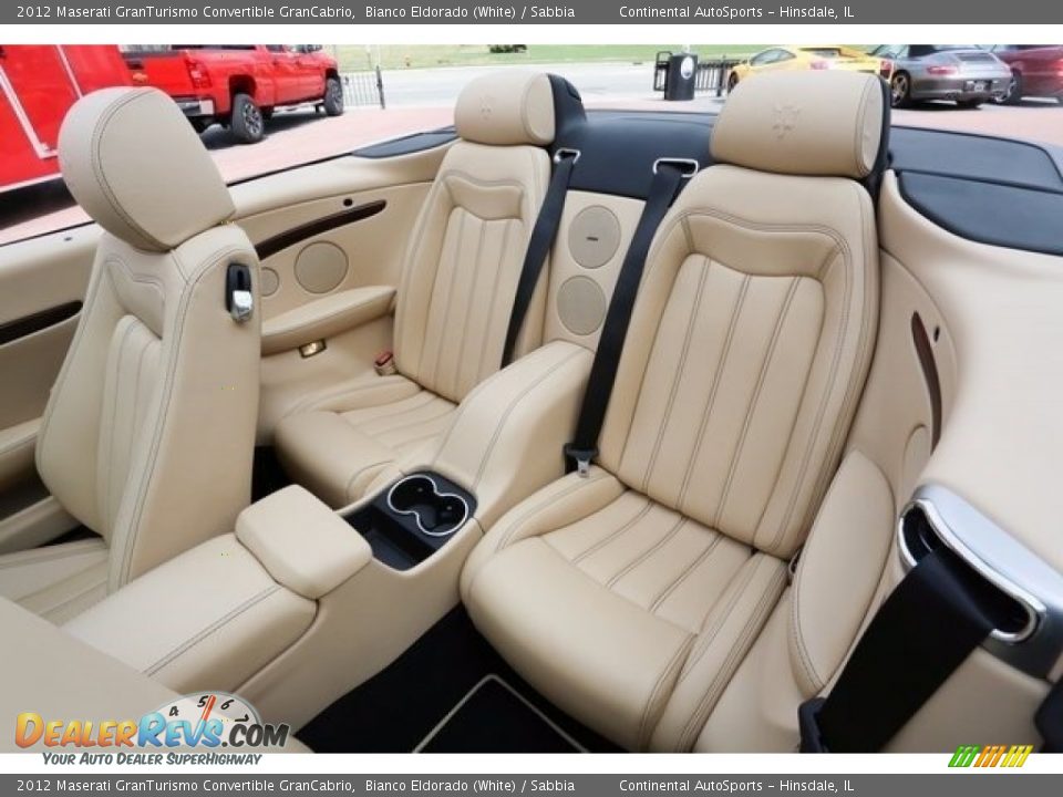 Rear Seat of 2012 Maserati GranTurismo Convertible GranCabrio Photo #15