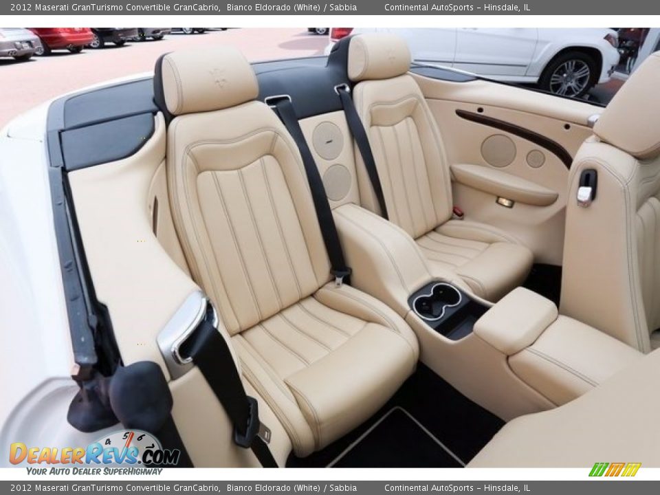 Rear Seat of 2012 Maserati GranTurismo Convertible GranCabrio Photo #18