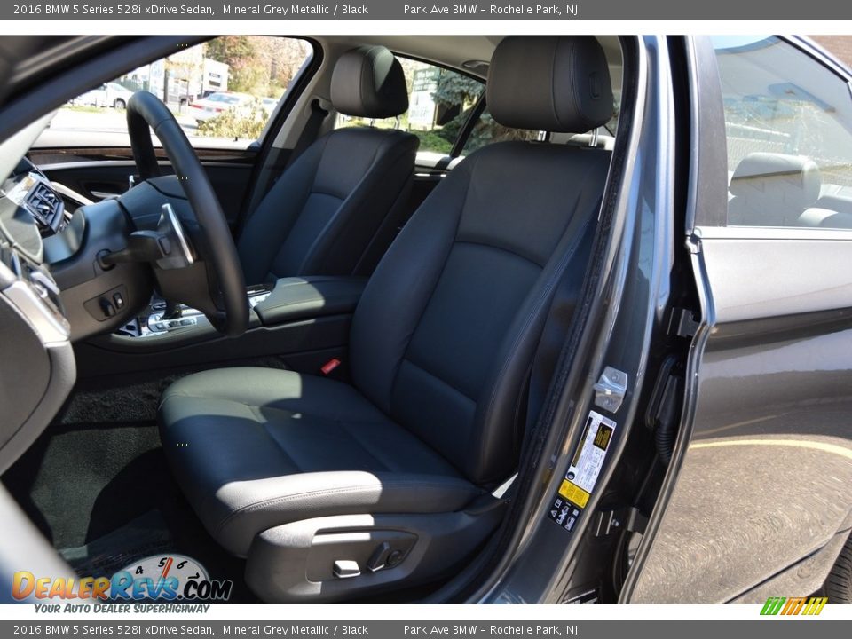 2016 BMW 5 Series 528i xDrive Sedan Mineral Grey Metallic / Black Photo #13