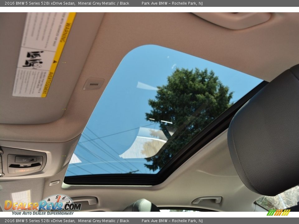 2016 BMW 5 Series 528i xDrive Sedan Mineral Grey Metallic / Black Photo #14