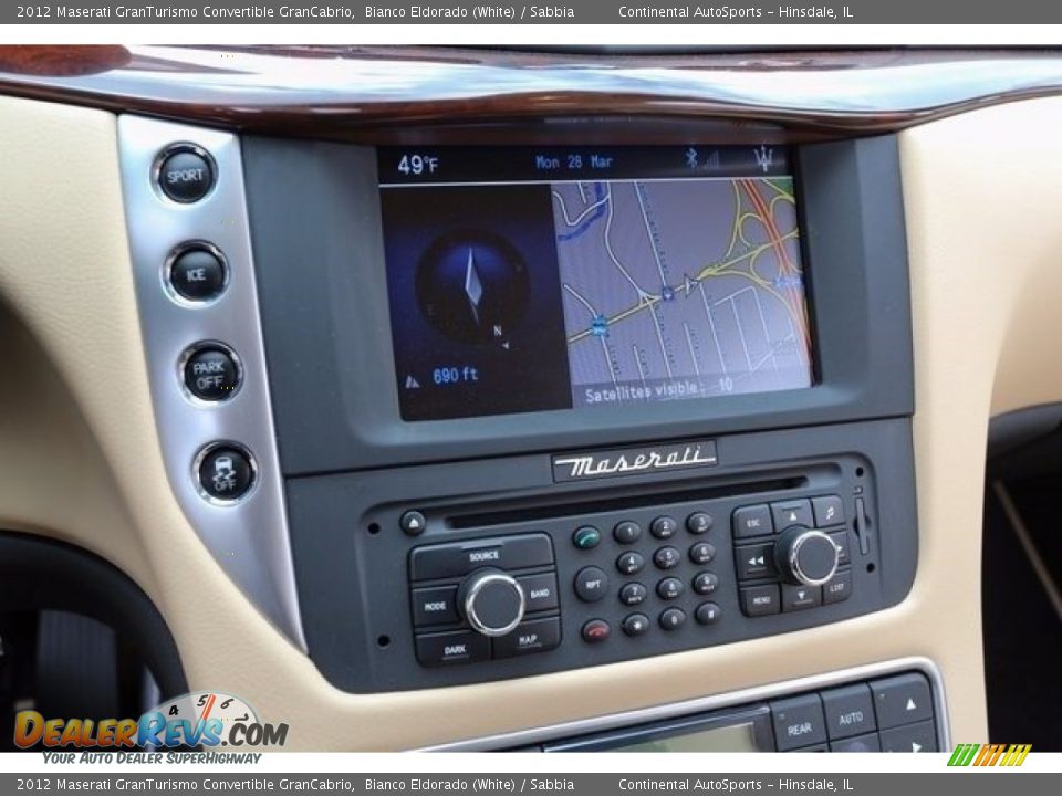 Navigation of 2012 Maserati GranTurismo Convertible GranCabrio Photo #23