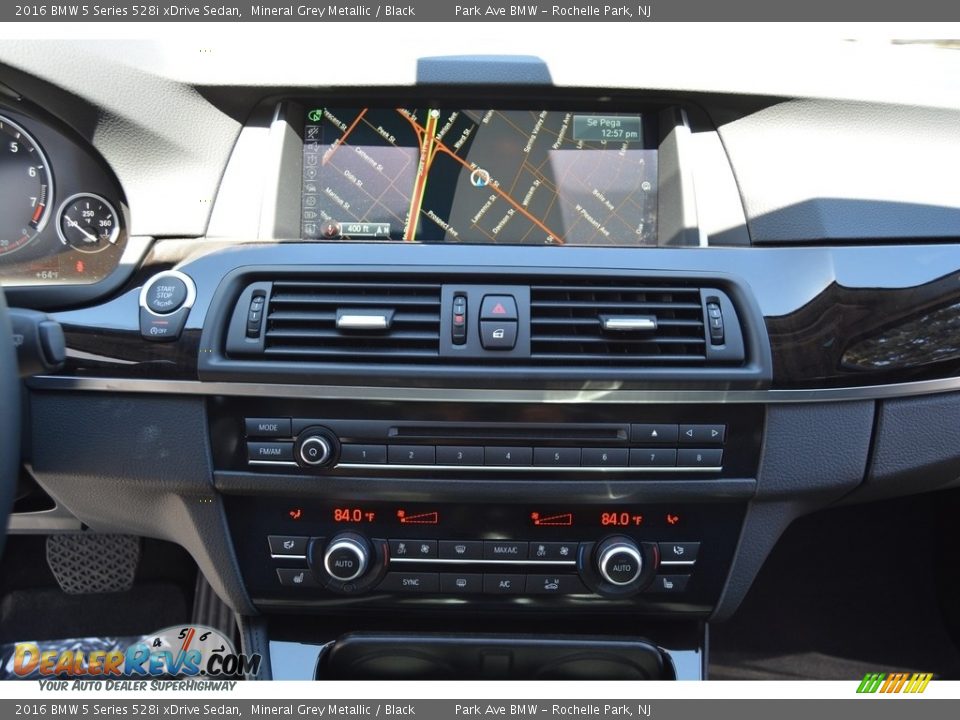 2016 BMW 5 Series 528i xDrive Sedan Mineral Grey Metallic / Black Photo #16