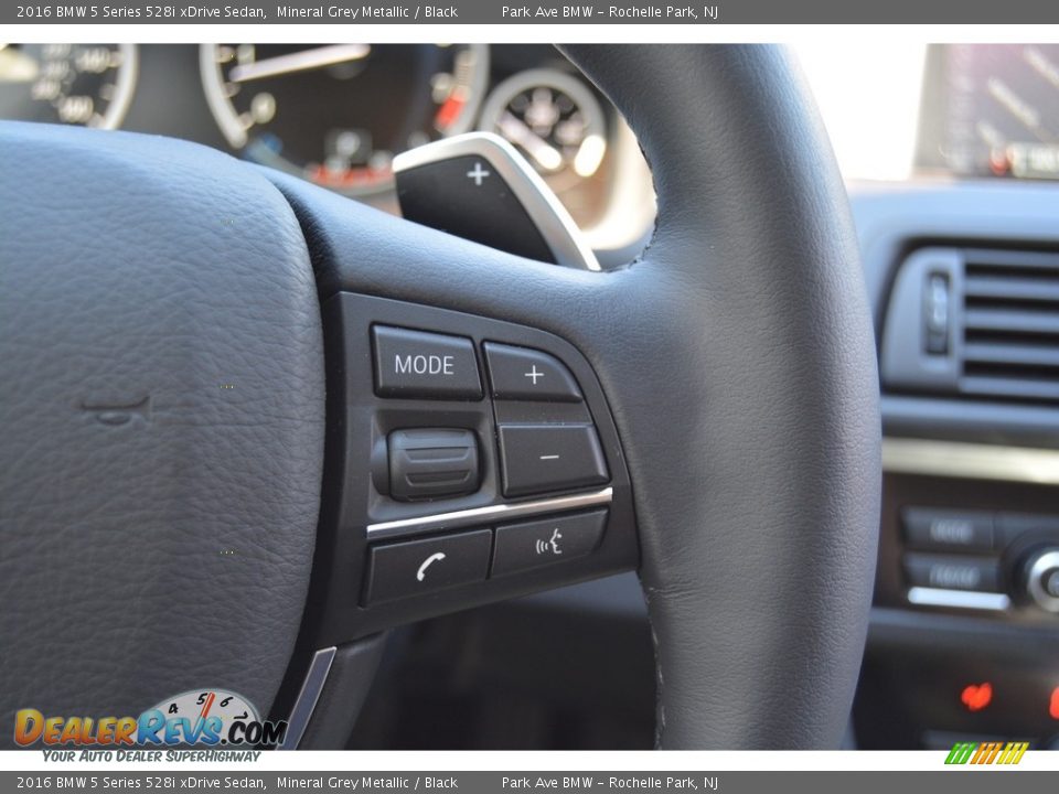 2016 BMW 5 Series 528i xDrive Sedan Mineral Grey Metallic / Black Photo #20