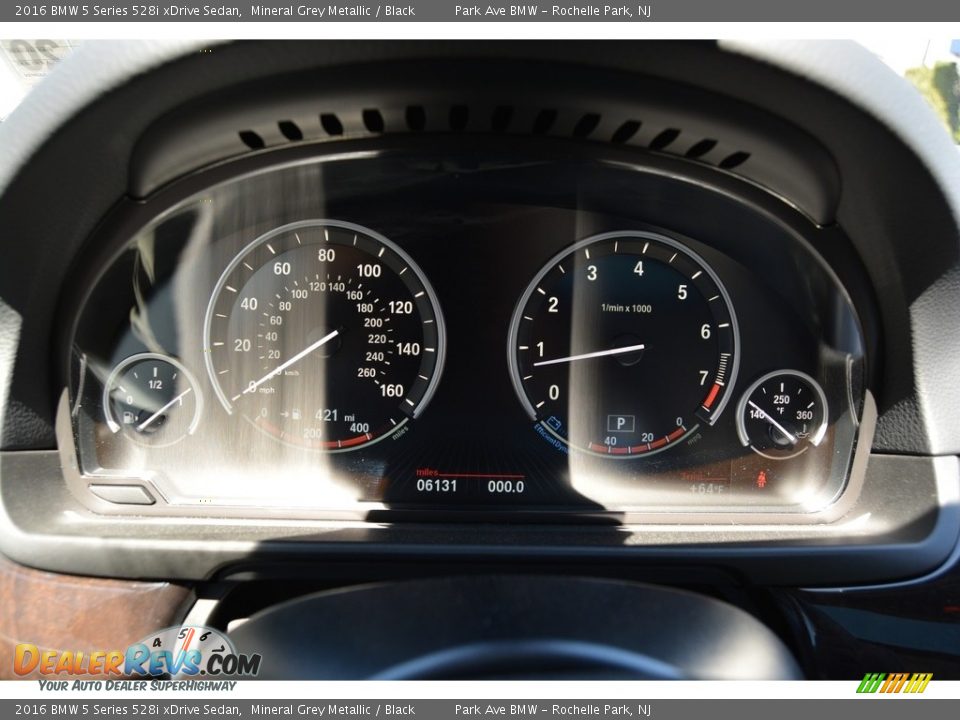 2016 BMW 5 Series 528i xDrive Sedan Mineral Grey Metallic / Black Photo #21