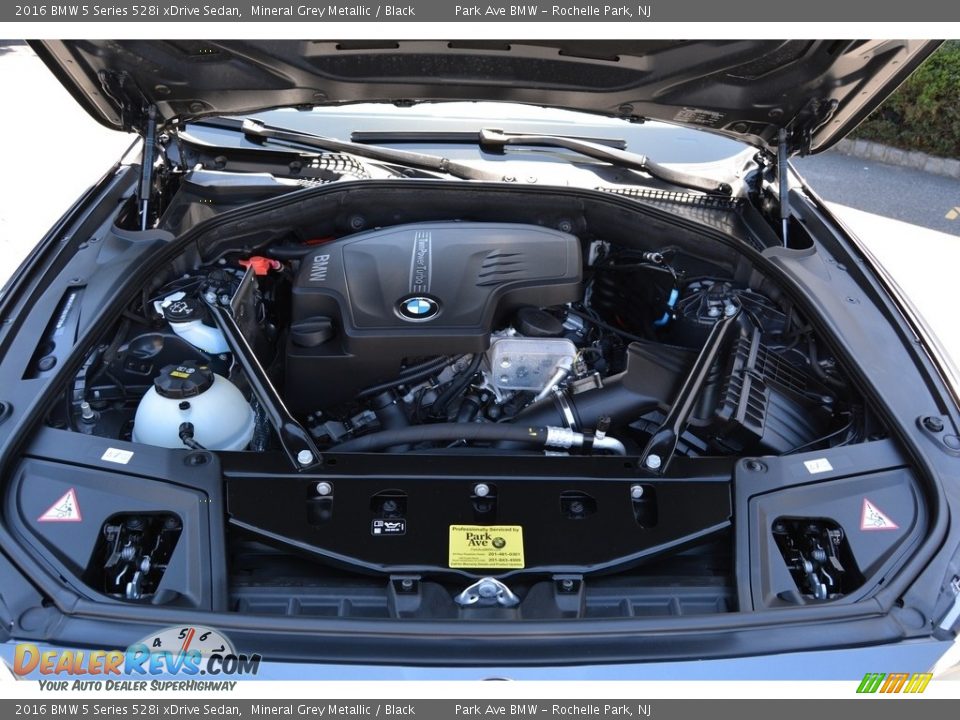 2016 BMW 5 Series 528i xDrive Sedan Mineral Grey Metallic / Black Photo #30