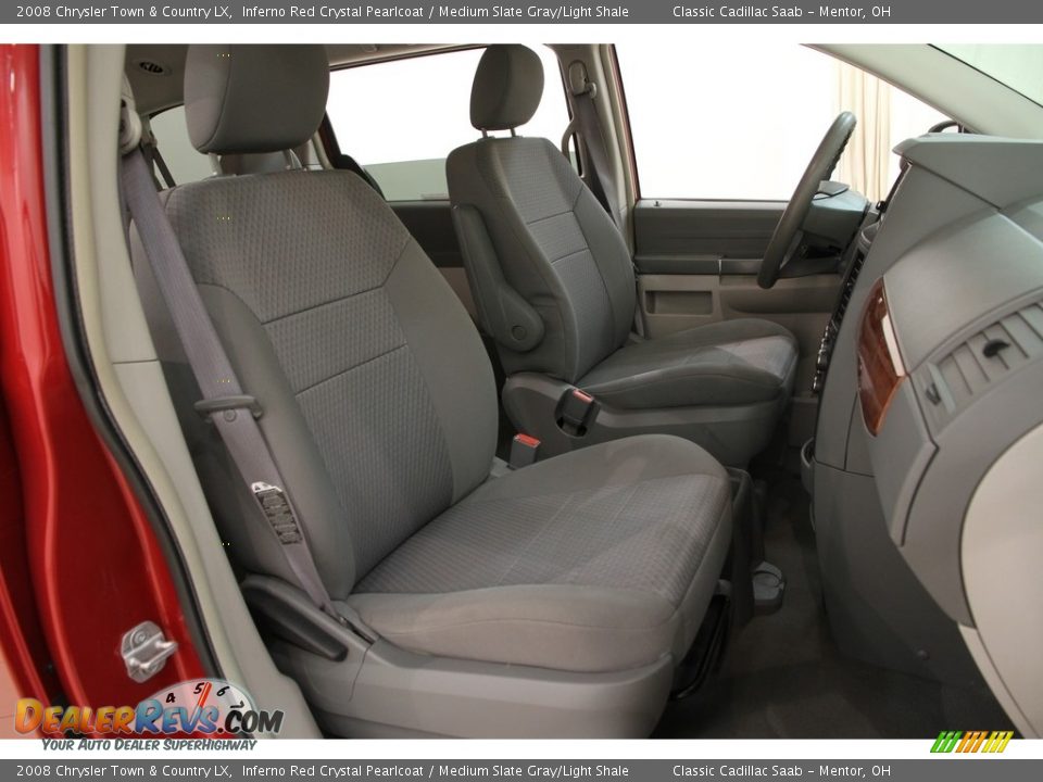 2008 Chrysler Town & Country LX Inferno Red Crystal Pearlcoat / Medium Slate Gray/Light Shale Photo #15