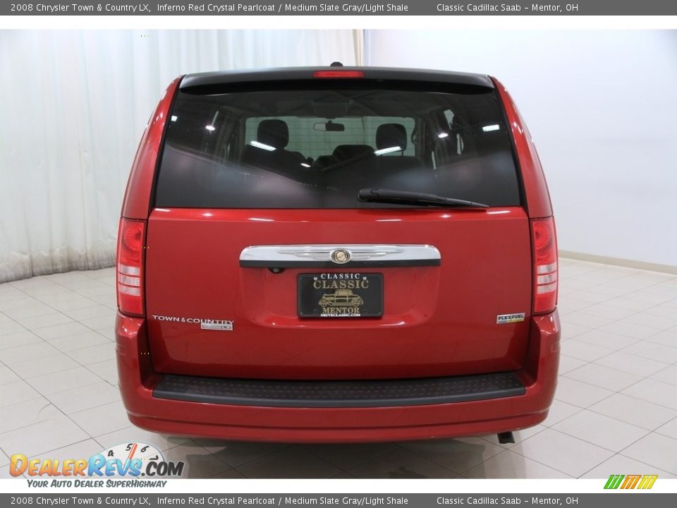 2008 Chrysler Town & Country LX Inferno Red Crystal Pearlcoat / Medium Slate Gray/Light Shale Photo #20