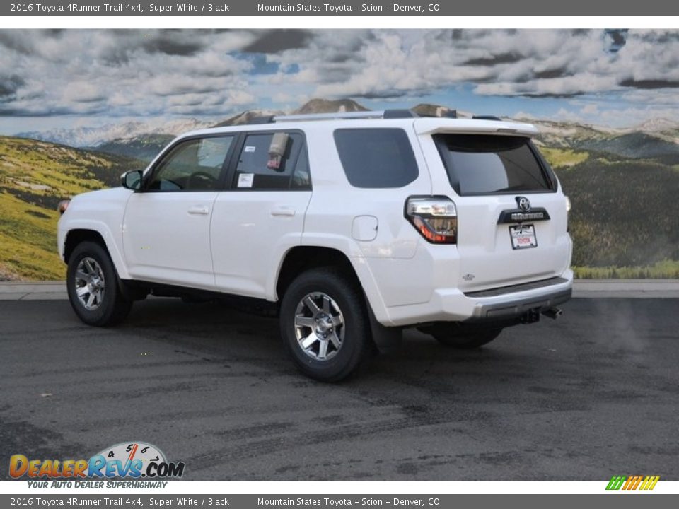 2016 Toyota 4Runner Trail 4x4 Super White / Black Photo #3