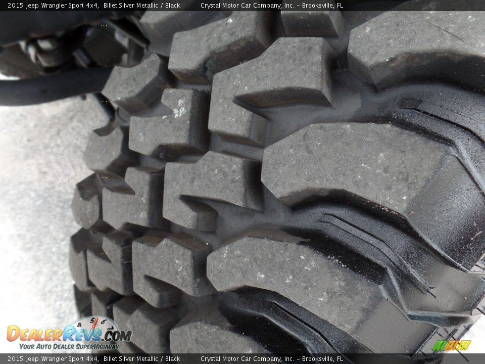 2015 Jeep Wrangler Sport 4x4 Billet Silver Metallic / Black Photo #15