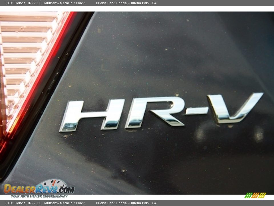 2016 Honda HR-V LX Mulberry Metallic / Black Photo #4