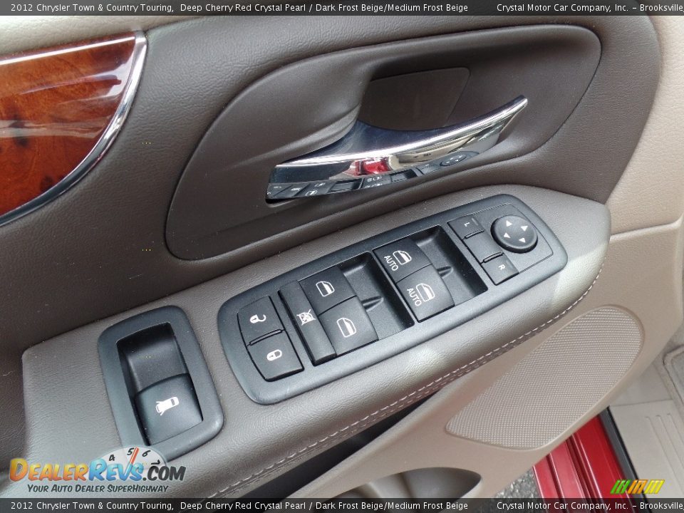2012 Chrysler Town & Country Touring Deep Cherry Red Crystal Pearl / Dark Frost Beige/Medium Frost Beige Photo #20