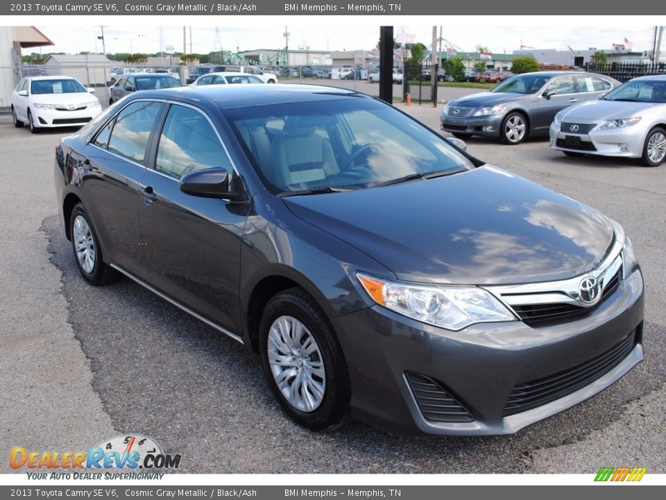 2013 Toyota Camry SE V6 Cosmic Gray Metallic / Black/Ash Photo #7